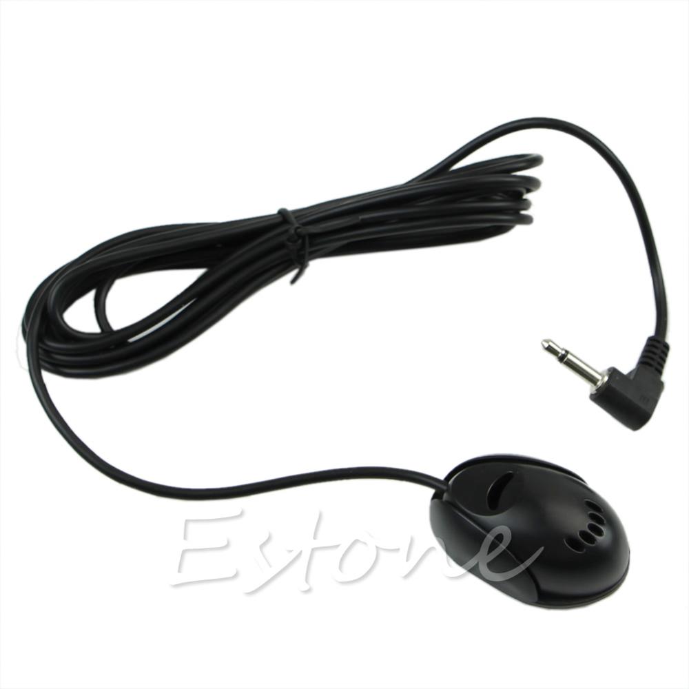 Portable 3.5mm Audio External Microphone For PC Notebook Laptop Car Radio DVD: Default Title