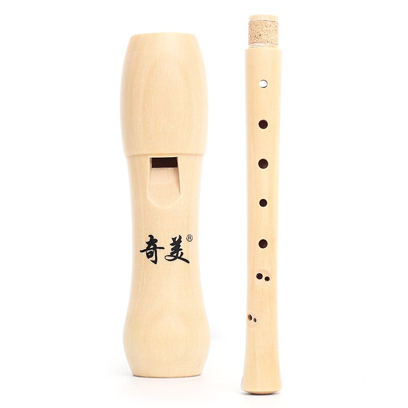 Wooden Recorder Soprano Baroque 8 Hole C Key Clarinet Vertical Flute Dizi Wood Musical Instruments