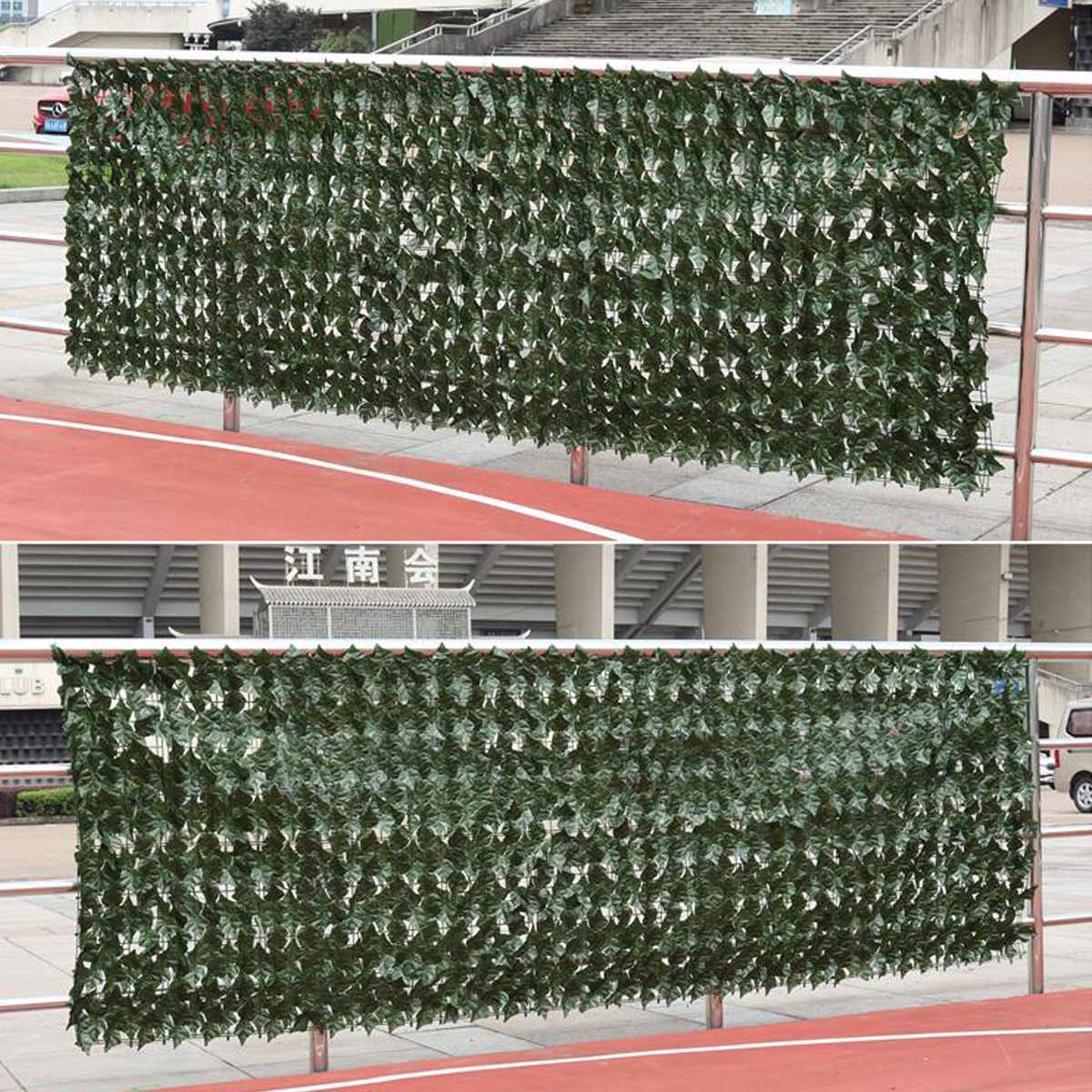 0.5/1/3m Artificial Leaf Privacy Fence Roll Wall Landscaping Fence Privacy Fence Screen Outdoor Garden Backyard Balcony Fence