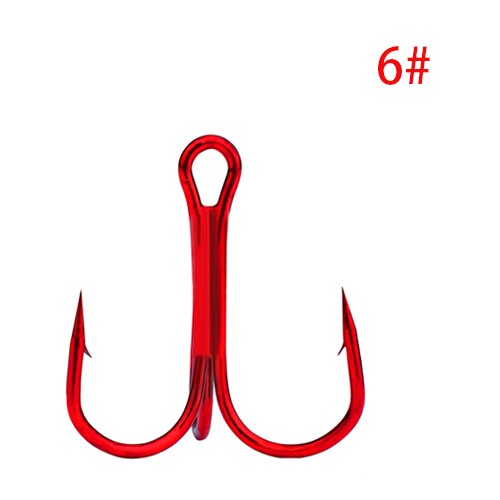 Owler – Triple hameçon de pêche rouge, cercle de mer, Tee, accessoires d&#39;équipement, Jig Head, hameçon japonais Tre, 5001: 6