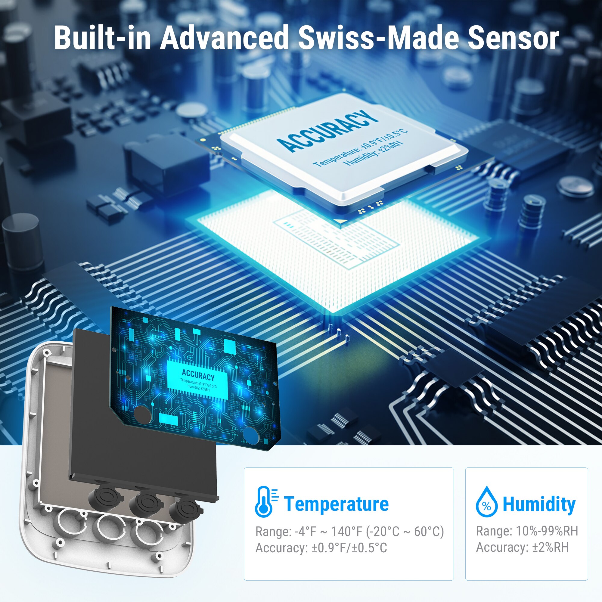 ThermoPro TP359 80M Bluetooth bezprzewodowy pokój cyfrowy termometr higrometr termometr pokojowy temperatura i monitor wilgotności