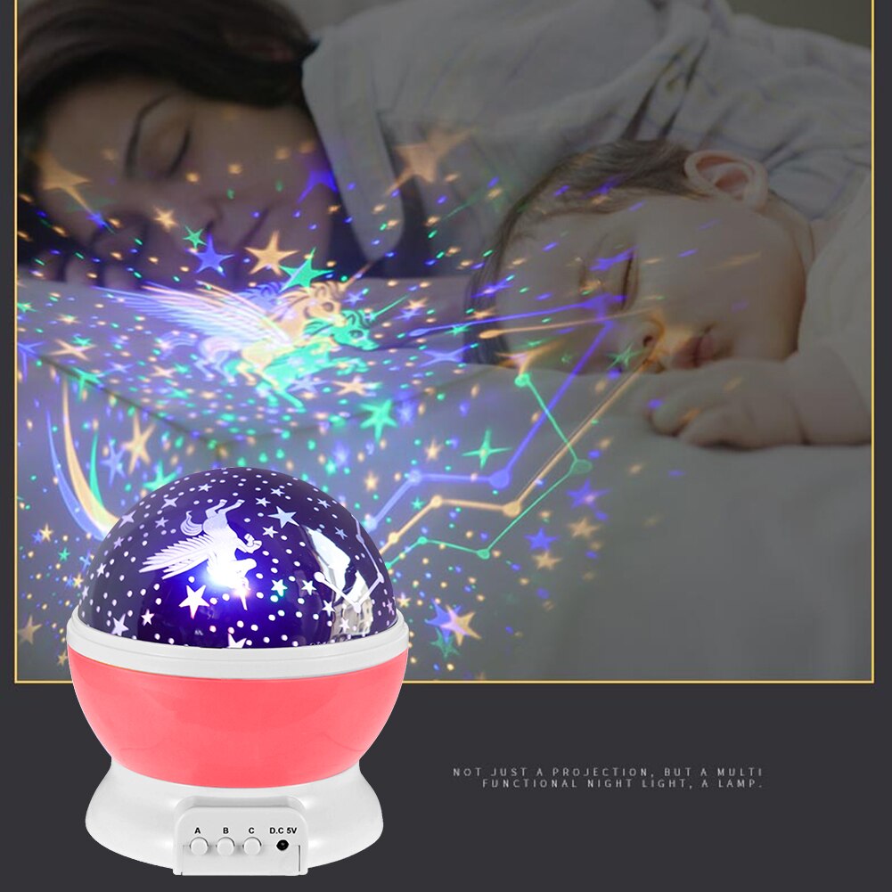 Led Projector Star Moon Galaxy Nachtlampje Voor Kinderen Kinderkamer Sky Roterende Slaapkamer Decor Nursery Nachtlampje Baby Lamp: G