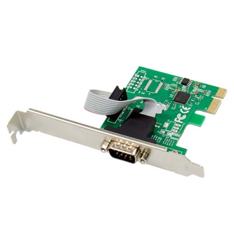 PCIE AX99100 1S DB-9-Pin RS-232 Serial Port Card Serial Industrial COM1 Port Expansion Card for PC: Default Title