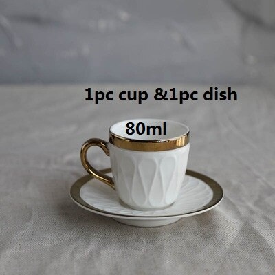 Britse gouden keramische bestekbord, kom, kop en schotel kerst: 3