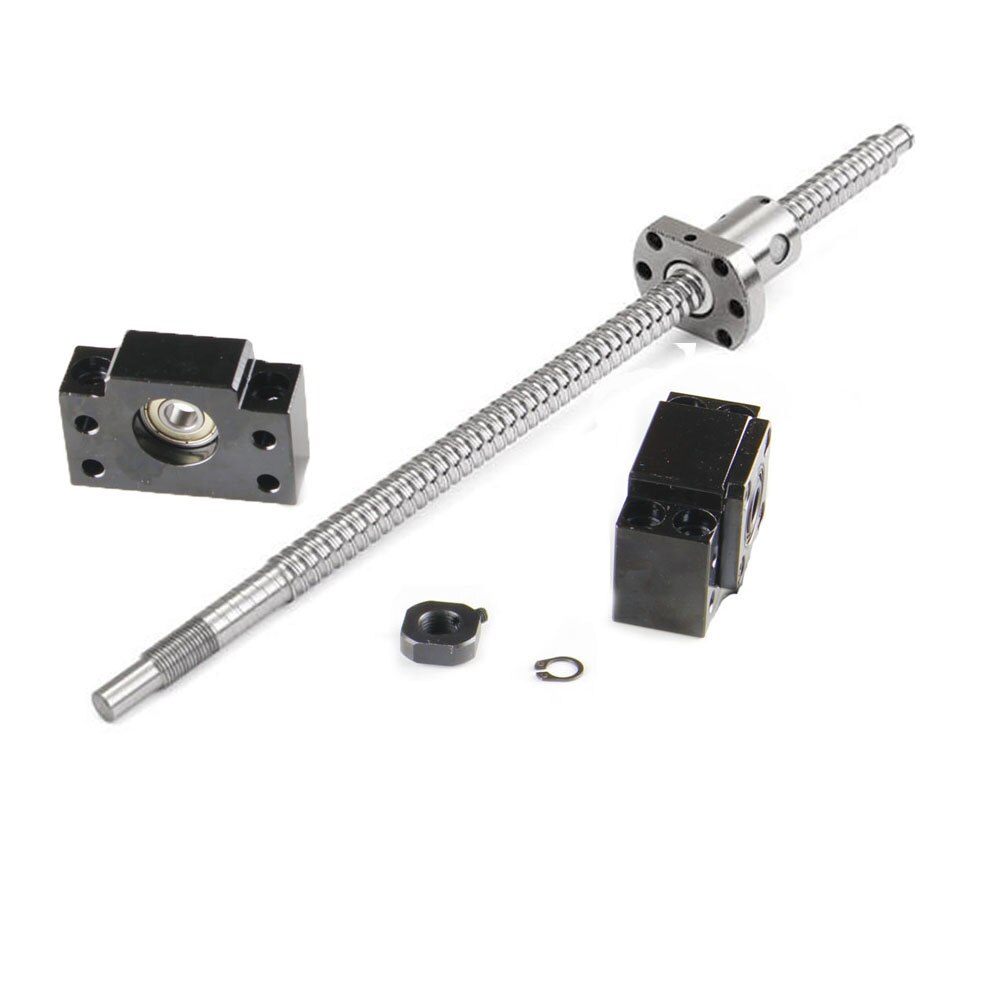 CNCMANS SFU1204 Schroefdraadspindel roestvrij staal, rolschroef met bewerkt uiteinde, anti-spel, lengte 800 mm, schroefdiameter 12 mm, hoge precisie kogelomloopspindel CNC-onderdelen voor 3D-printer CNCMANS SFU1204 Schroefdraadspindel roestvrij staal, rolschroef met bewerkt uiteinde, anti-spel, lengte 800 mm, schroefdiameter 12 mm, hoge precisie kogelomloopspindel CNC-onderdelen voor 3D-printer