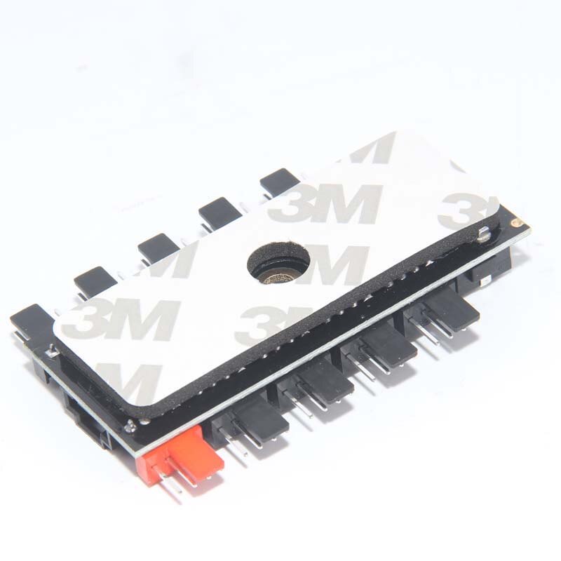 CPU Molex 4 Pin naar 10 Poorten 4-Pin PWM Fan Control Splitter Uitbreiding HUB voor PC Fan Cooling systeem Compatibel met 3Pin Fan