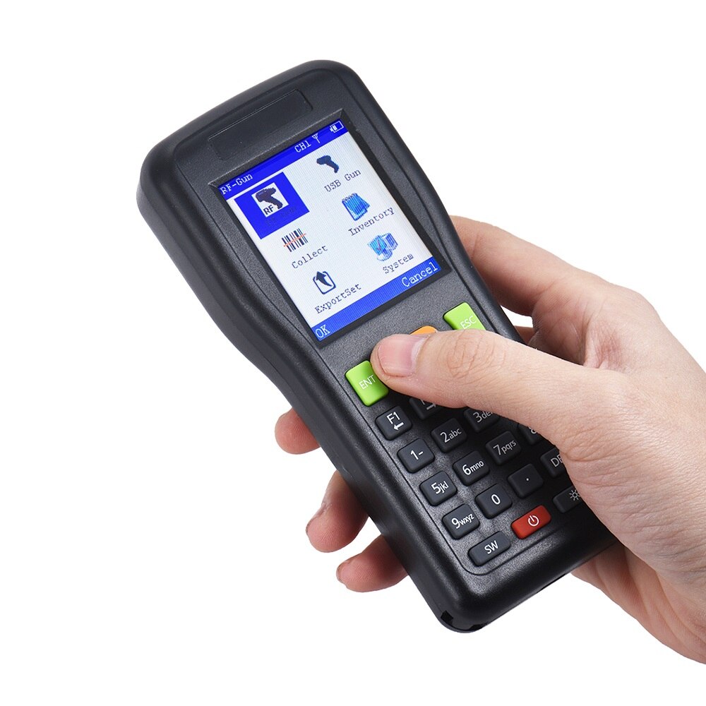 1D RF 2.4G Data Collector Barcode Scanner Terminal Reader Device for Warehouse Inventory Management POS data collector terminal