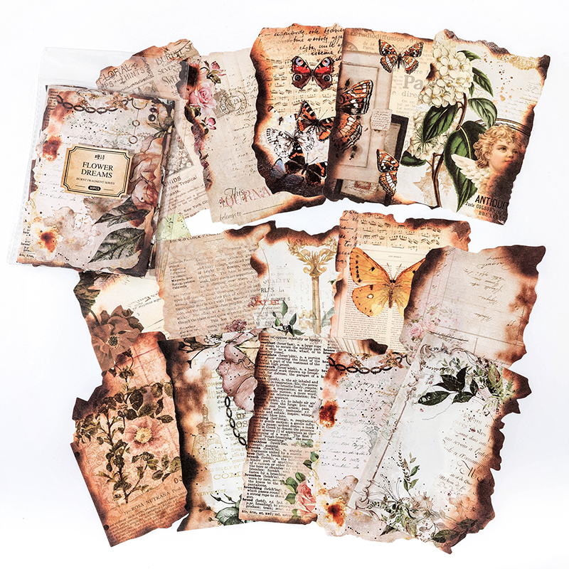30 Uds. De fragmentos de mapas de papel de Material Vintage, planificador diario basura decorativo, bricolaje, álbum de recortes, Collage, papel de fondo artesanal