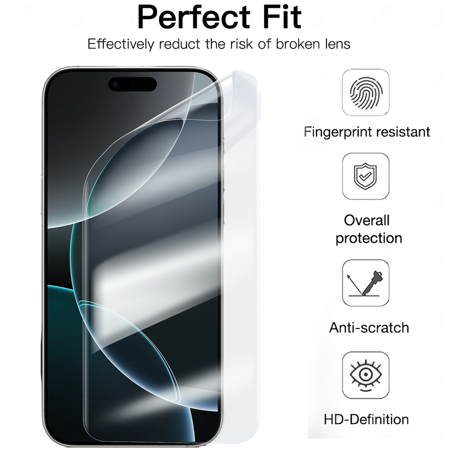 Full Cover HD Clear Screen Protector For iPhone17 17Air 17Pro Max Screen Protection Soft TPU Hydrogel Films For iPhone 17