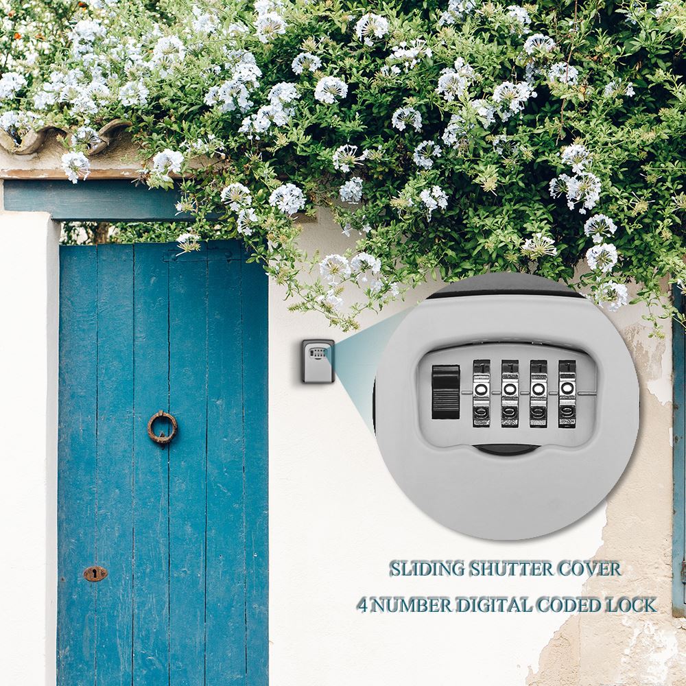 Ideal For Key Storage With A Large Storage Space Renovation B&b Password Key Box Storage Wall Key Safe Deposit Box