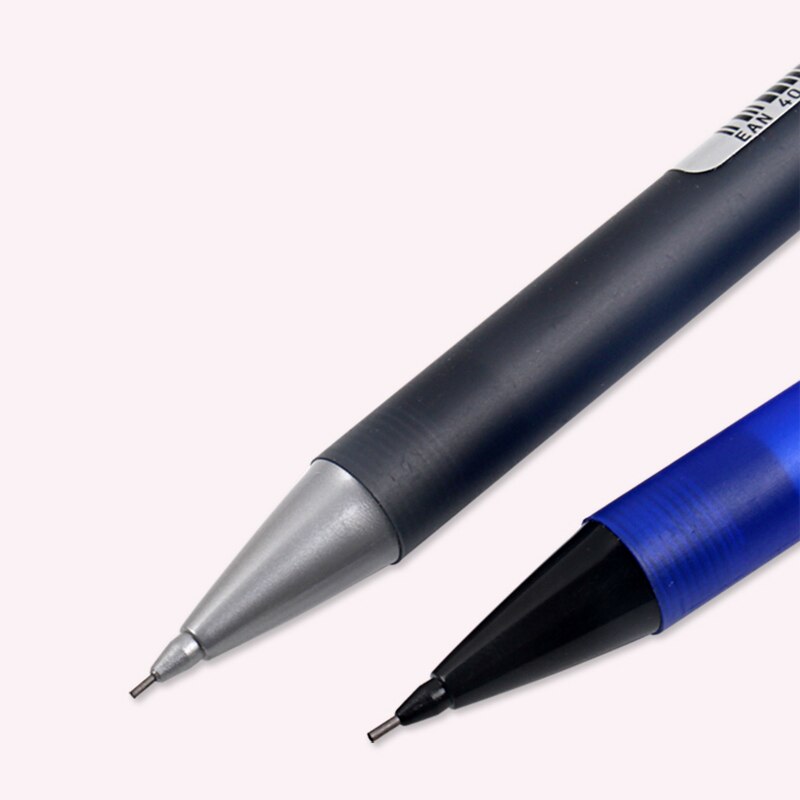 6 stk tysk staedtler automatisk blyant 0.5mm studerende skriver 777 frostet gennemsigtig penneholder bevægelig blyant iført gummi