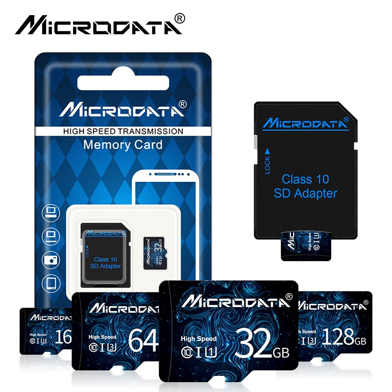 Ad alta Velocità Class10 micro TF Carta di DEVIAZIONE standard SDHC/SDXC TF 128GB 64GB 32GB 16GB micro schede SD Schede di Memoria per il telefono tavoletta Pieno