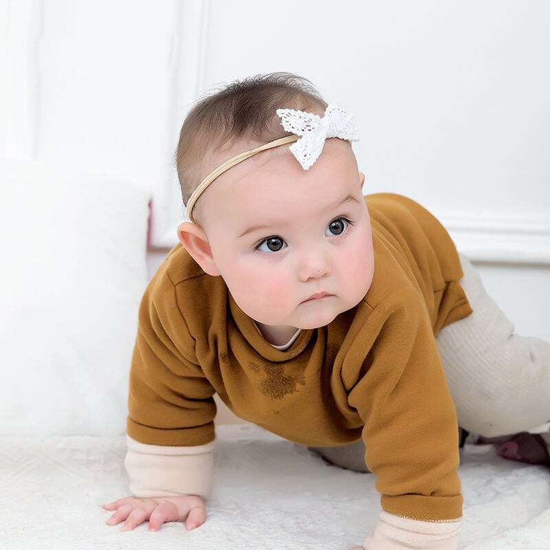 Balleenshiny bebê bandana laço arco faixa de cabelo para meninas adorável bebê menina acessórios para o cabelo infantil da criança headwear crianças presentes