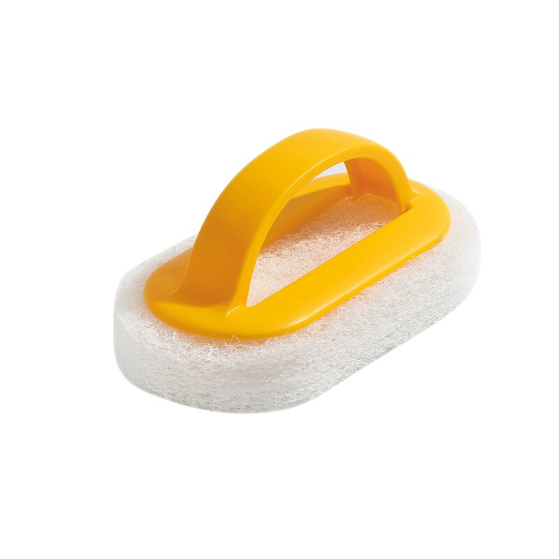 1pc Cleaning Strong Decontamination Bath Brush Sponge Eraser Cleaner Cleaning Sponges for Kitchen Bathroom Cleaning Tools: 02