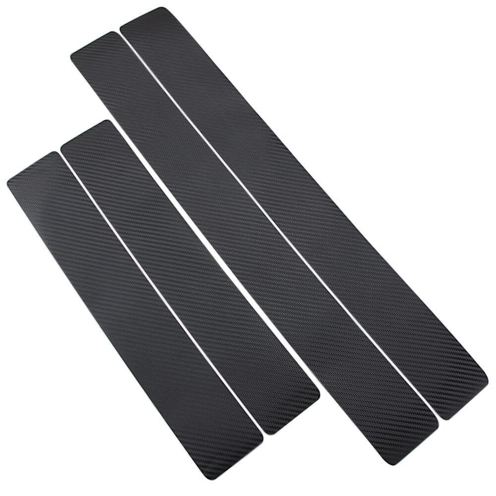 4PCS Carbon Fiber Car Door Sill Stickers Auto Scratch Protector Decals Car Tuning Accessories For Ford Focus 2 3 1 MK2 MK3 MK1: No tool