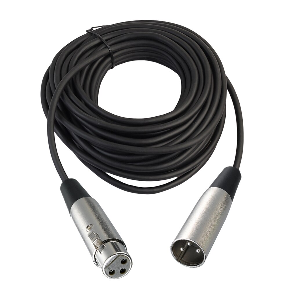 3ft /6ft /10ft /16ft /20ft /33ft /49ft /65ft Microphone Lead XLR Patch Cable Male to Female Extension Mic Cable: 49ft