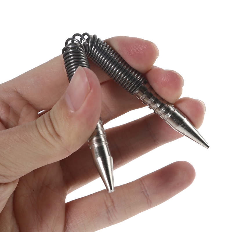 Heavy-Duty Spring Punch Set Hammerless Nail Set Punch 1/32”-1/16” Hammerless Nail Nail Set Punch Spring Punch Tool