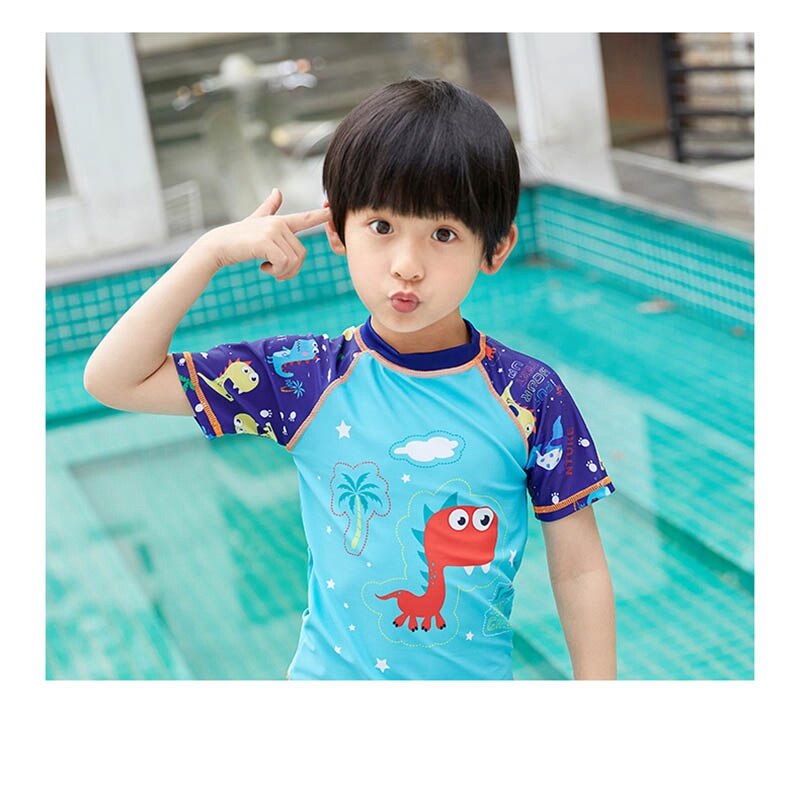 Children Boy Swimsuit Swimming Dinsour Kids Kids Swimwear For Boy Swimsuit Kids Boys Quick drying Wet-suit