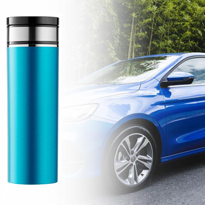 Auto elektrische beker 12v-24v rijden roestvrij staal automatische waterkoker digitaal display reis kokende koffie handig water verwarmen