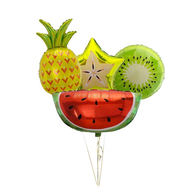 Hawaii tema folie ballonger vannmelon ananas jordbær frukt ballonger sommerfest bursdag dekorasjon helium luft globos: Stil -5