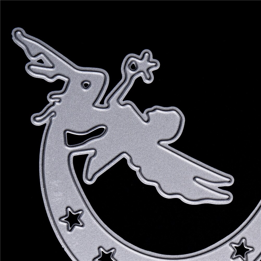 Diy Metalen Moon Fairy Meisje Papier Stansen Sterft Voor Scrapbooking Kerstmis Huwelijk Halloween