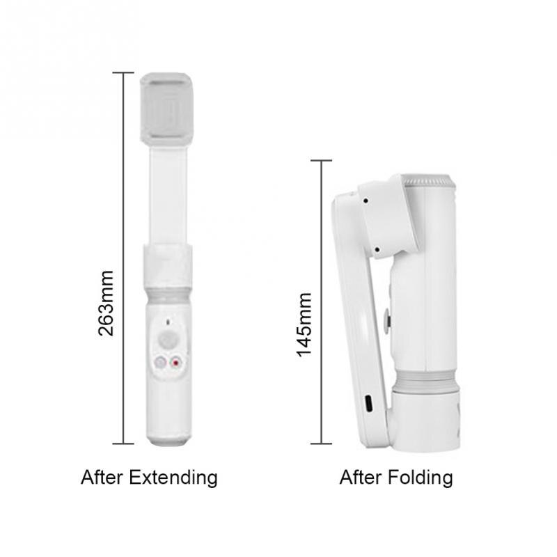 Outdoor Smartphone Action Camera Portable Foldable Photography Gimbal Stabilizer Selfie Stick Quick Release Bluetooth Anti Shake