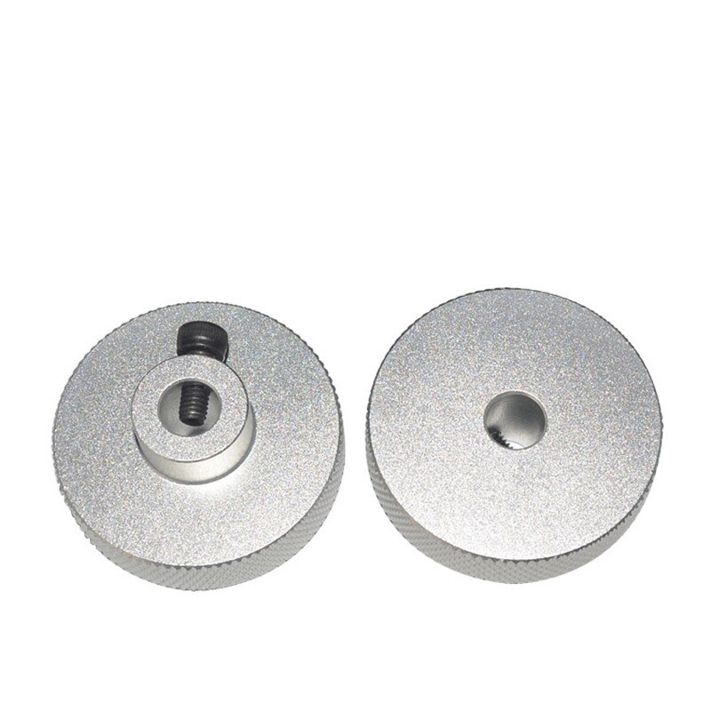 2pcs per lot Hand wheel for stepper motor NEMA17/23/34 bore size 5/6.35/8/14mm jog knob