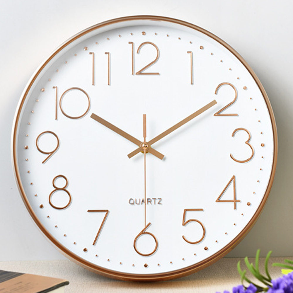 Rose guld kvarts ur til soveværelse hotel til digitalt ur vægur kontor stue boligindretning til ornament