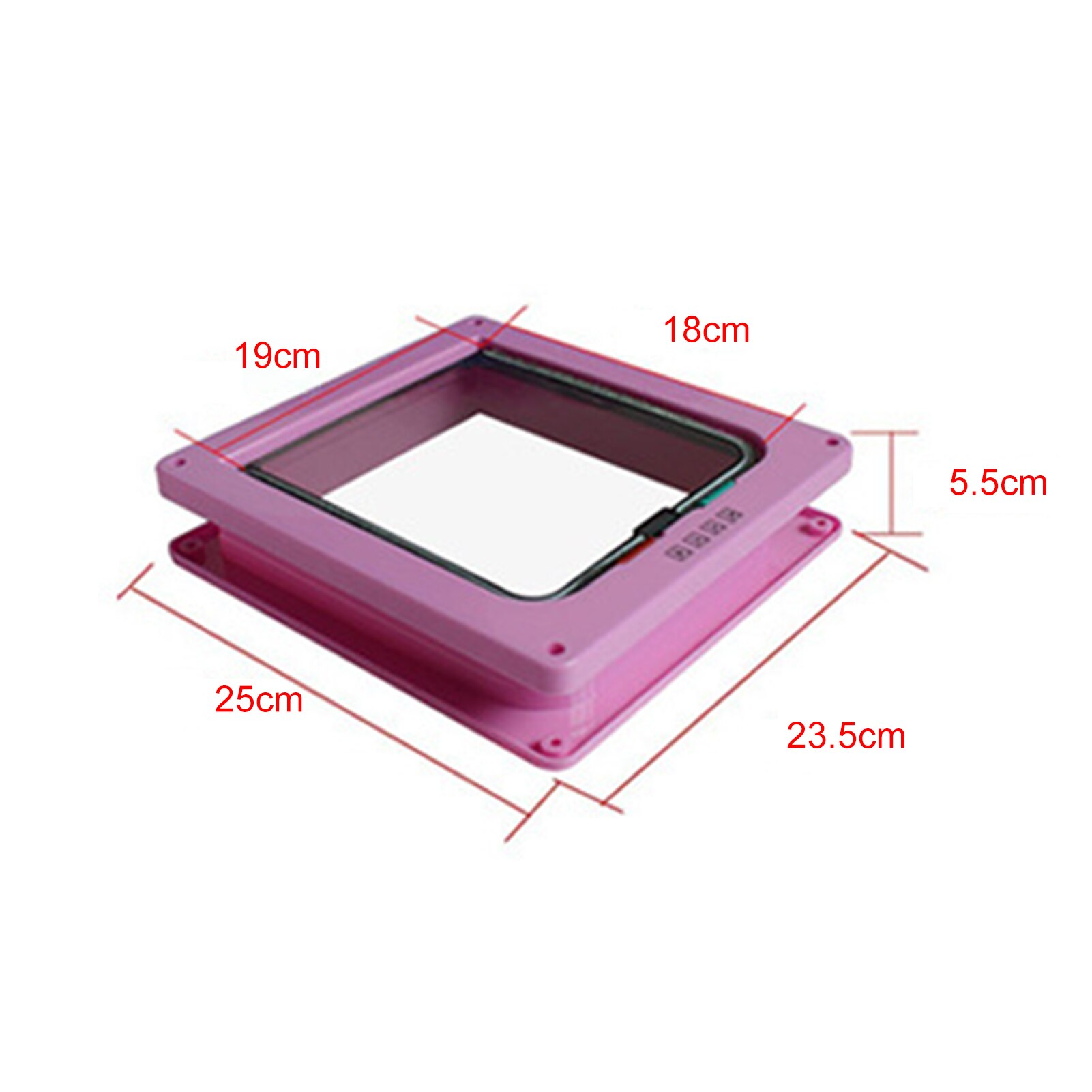 Cat Flap Door 4 Way Locking Security Pet Cat Puppy Door for Interior Exterior Door Anti Escape Safety Gate Frame Cats Supplies