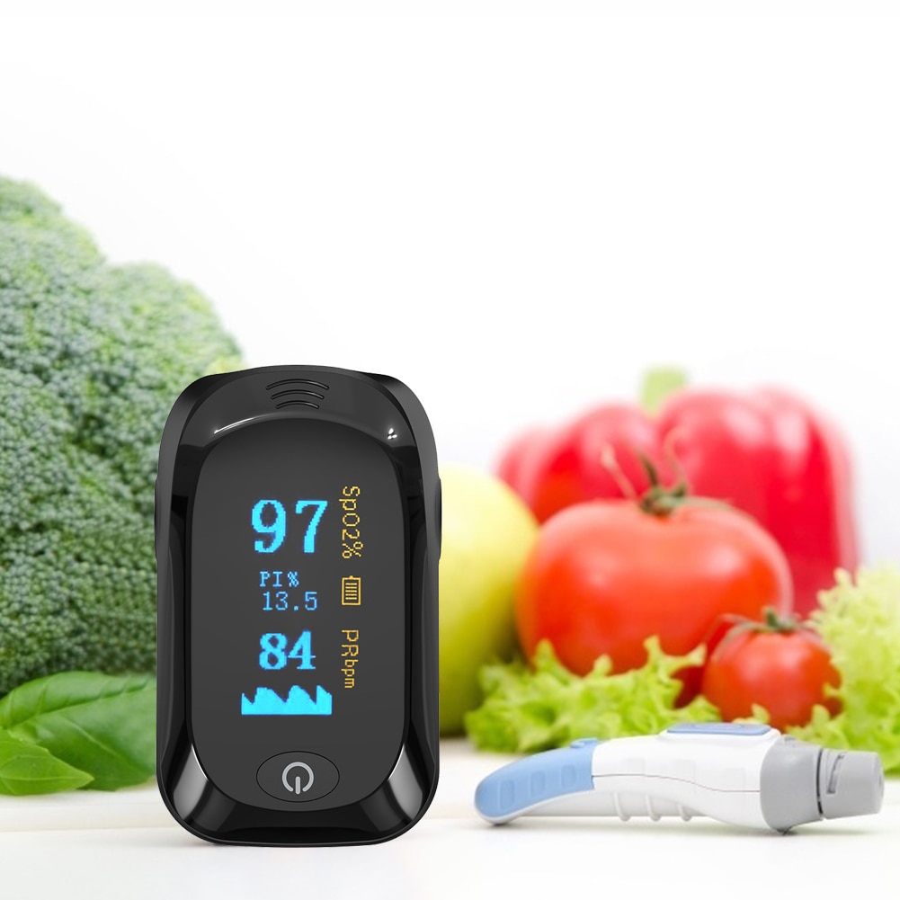Portable Fingertip Pulse Oximeter Blood Oxygen Sat... – Grandado