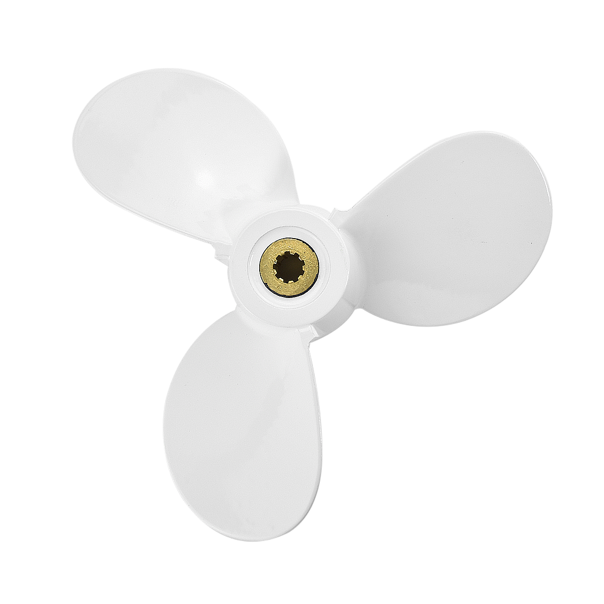 Voor Yamaha 4hp 5hp 6hp Buitenboordmotor Propeller 7 1/2X8 Boot Motor Aluminium Schroef 3 Blade 9 Spline Scheepsmotor Deel
