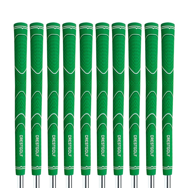 Crestgolf 8PC/Bag Mini Kids' Rubber Golf Grip Children Putter Grips 5 Colors Choice Golf Clubs Grips: green