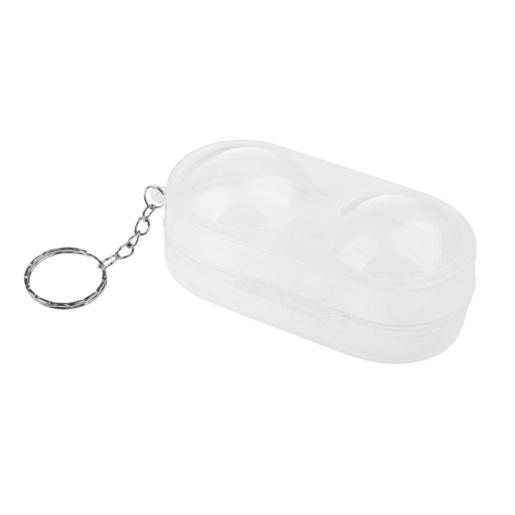 mini porta palline da ping Pong portatile 2 porta palline con portachiavi