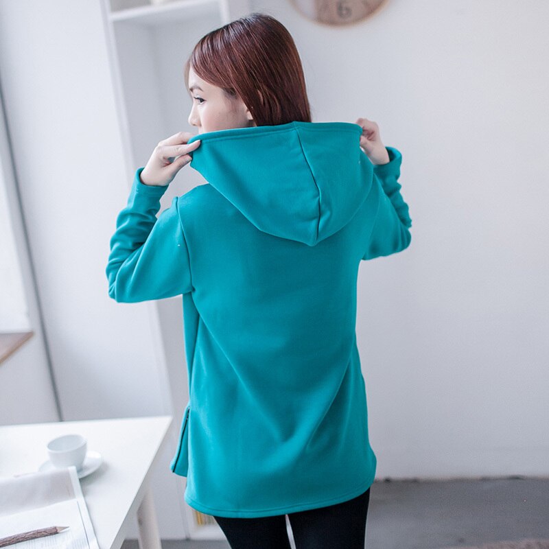 Sweat à capuche de grossesse pour femme enceinte, pull d'allaitement, vêtements d'hiver, , 2025