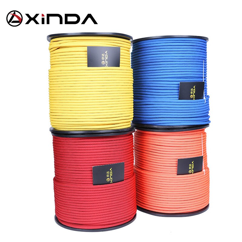 Xinda outdoor 6mm 8mm static rope grab knot rope rescue rope climbing outdoor safety auxiliary rope