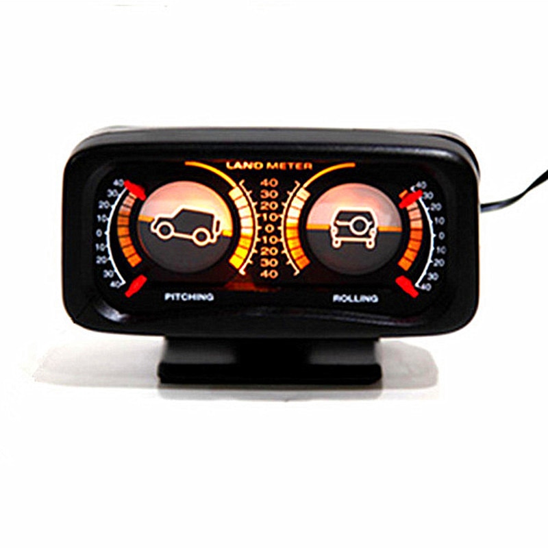 Pantalla de alarma con código de error para coche, pantalla HUD Head-Up, pantalla LCD de alta definición, indicador de inclinación, medidor de tierra con luz LED para Off-Ro