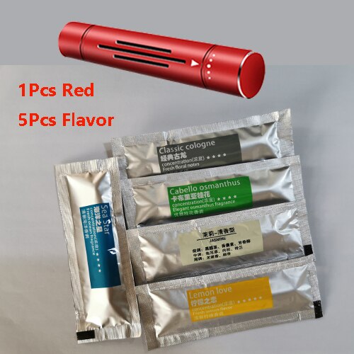 Ambientador de Perfume sólido para Interior de coche, accesorio aromático para Volkswagen Polo 6r 9n VW Golf 7 6 5 Mk4 Mk3 v Gti 8 Jetta Mk6: Red