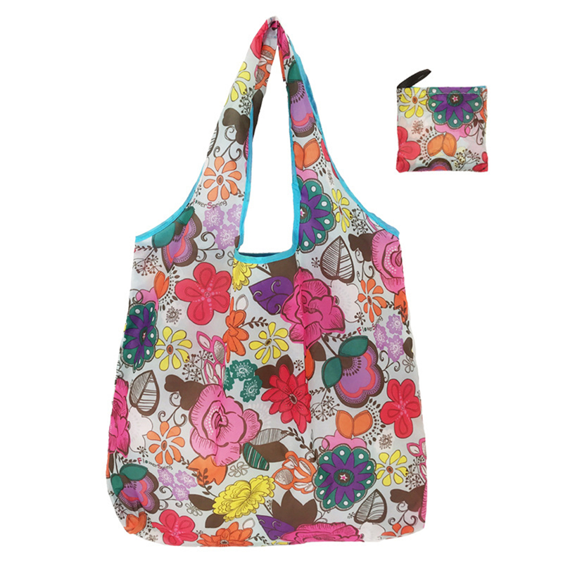 Bolsas de compras reutilizables para mujer, bolso de mano plegable de tela portátil, bolsa de comestibles ecológica, bolsos de mano plegables de gran capacidad para frutas y verduras: Verde militar