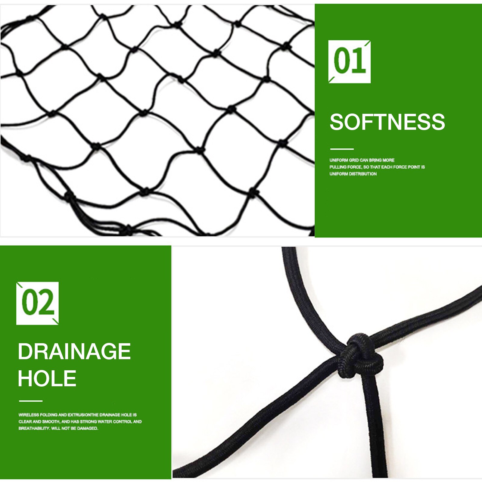 Flexible Net Trellis Elastic Trellis Netting with 4 Steel Hooks for Grow Tents Garden Botany Uniform illumination