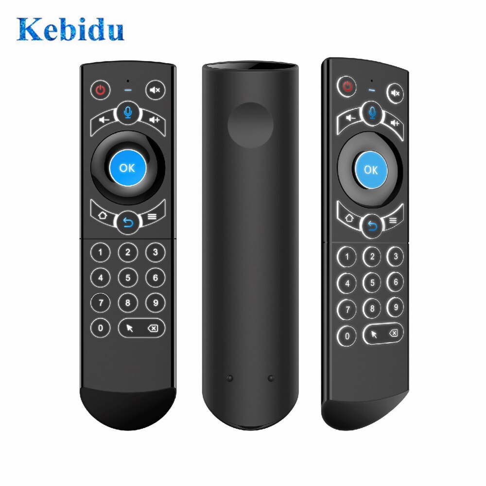 KEBIDU 2.4G Wireless Remote Control G21 Pro With BackLight IR Voice Air Mouse For Smart TV Android TV Box PC Computer