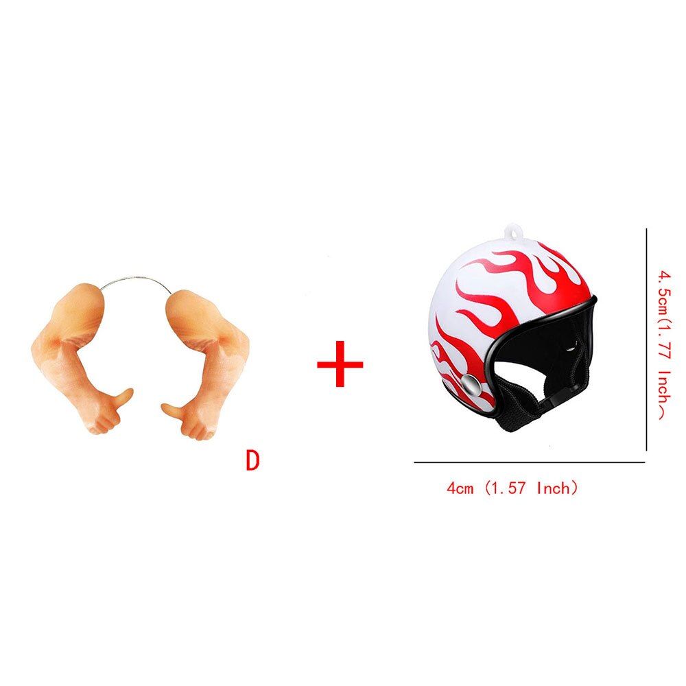 Juguete para manos de pollo, de broma, casco para gallinas, decoración divertida de aves, músculos, juguetes con brazos: D and Helmet