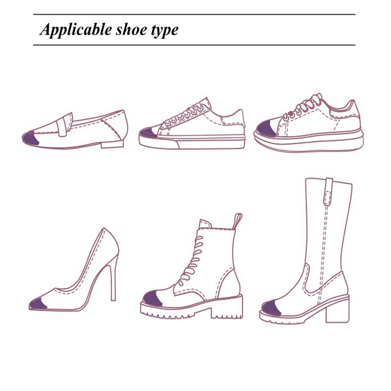 1pair Toe Plug High Heel Anti- Pain Cushion Inserts Insoles Shoe Accessories Insert Shoes Pad Forefoot Half Yards Adjustment