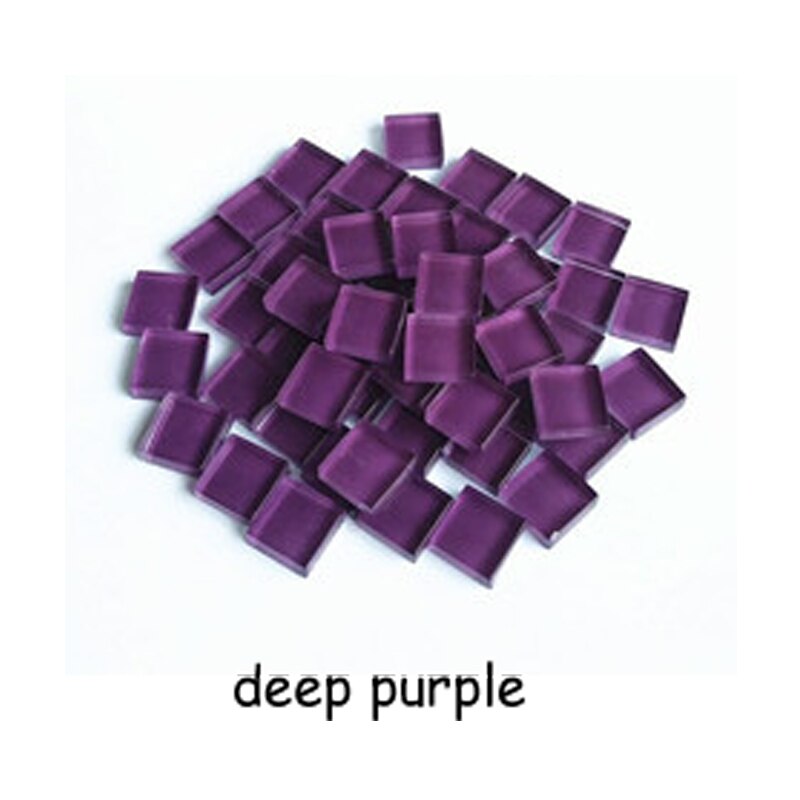 Micro Glas Tiny Mini Mozaïek Tegel DIY Hobby Kinderen Handgemaakte Crystal Gratis Stone Craft Materiaal Creativiteit: deep purple