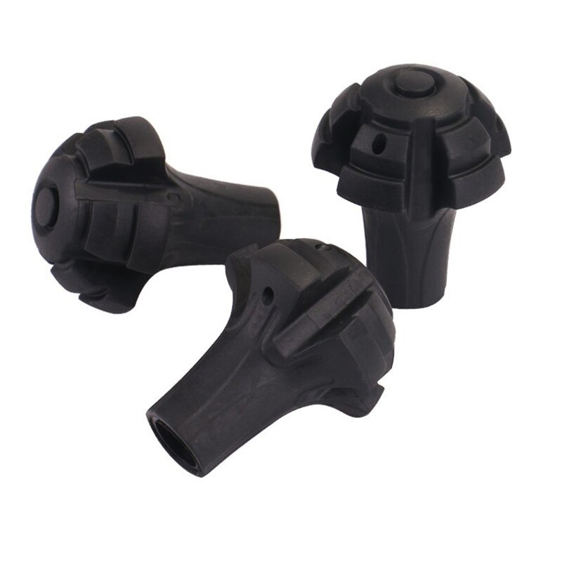 Four Pack of Extra Durable Rubber Replacement Tips (Replacement Feet/Paws / Ferrules/Caps) for Trekking Poles - Fits All Standar