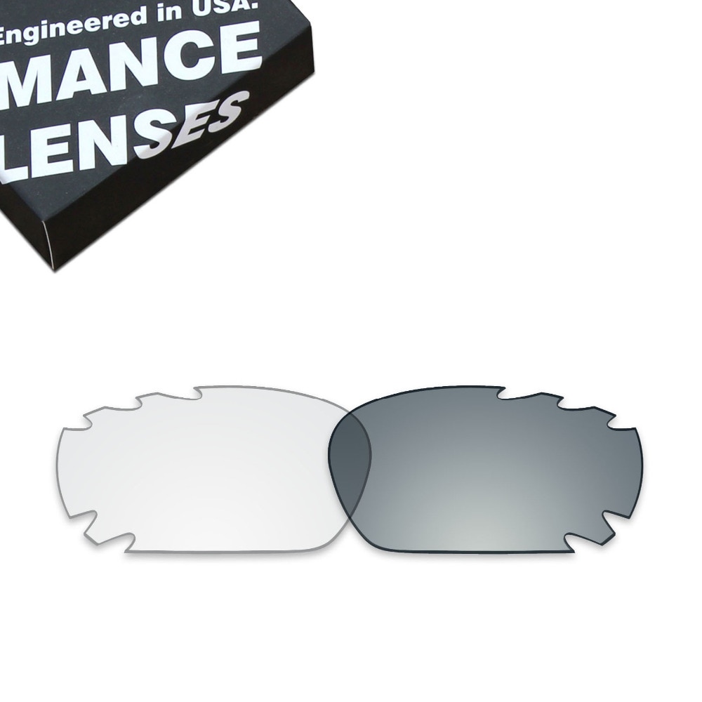 Toughasnails erstatningslinser til oakley jawbone ventilerede solbriller fotokromisk klar (kun linse)