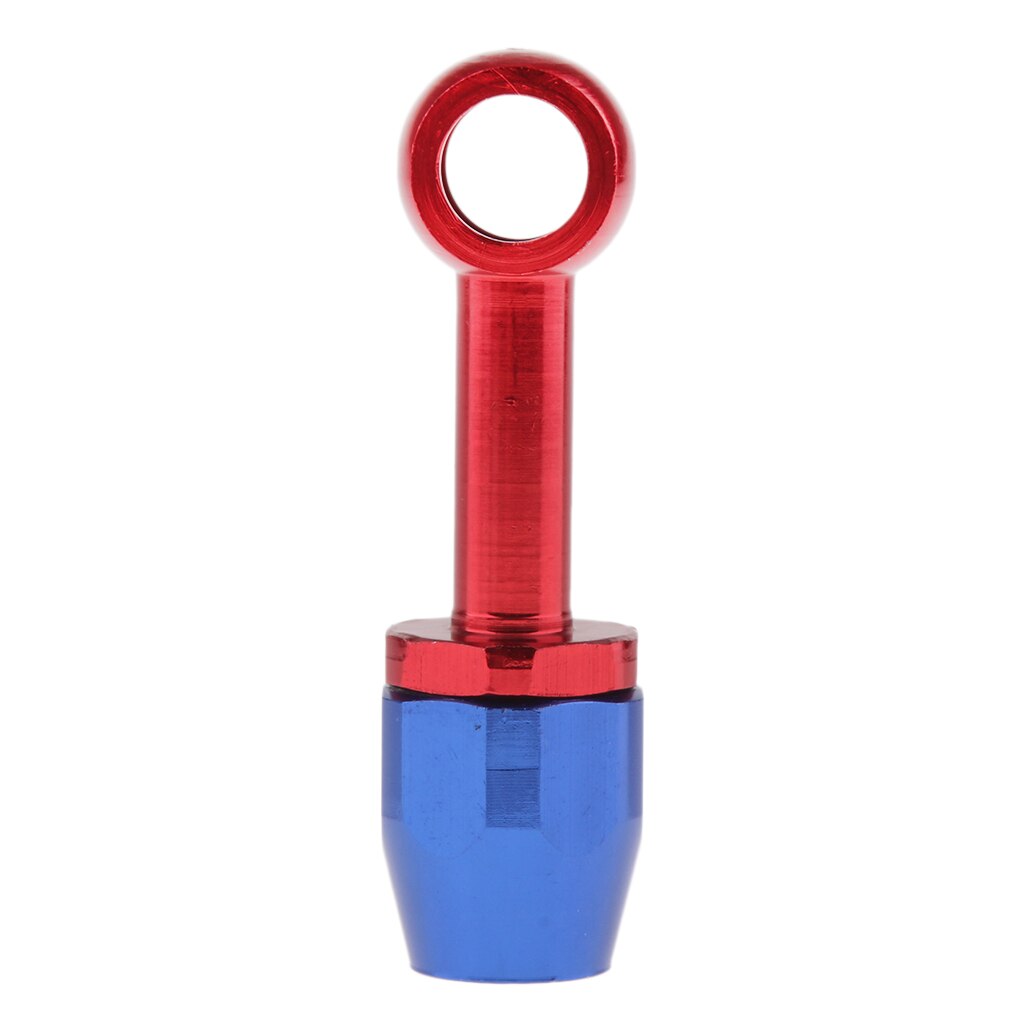 Straight Oil/ Fuel/Gas Hose Line Fitting Adapter for Motorcycle Motorbike: Red Blue M12