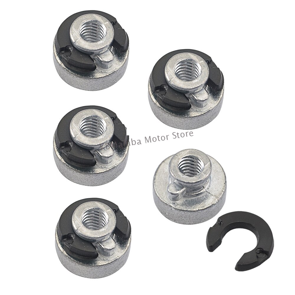 Kit de tuercas para asiento de guardabarros trasero de motocicleta, para Harley Sportster Street Bob Softail 1996, tuerca de montaje, perno de liberación rápida de aluminio