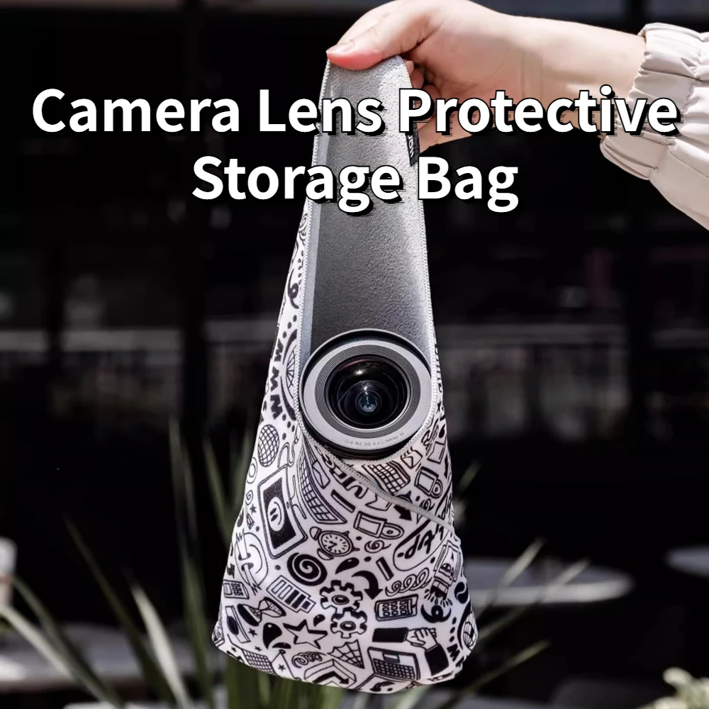 Cameralens Beschermende Wrap Doek Cosmetica Tas Opbergdoek Vrouwelijke Toilettas Kit Tas Magische Opvouwbare Doek SLR Lens Opbergtas