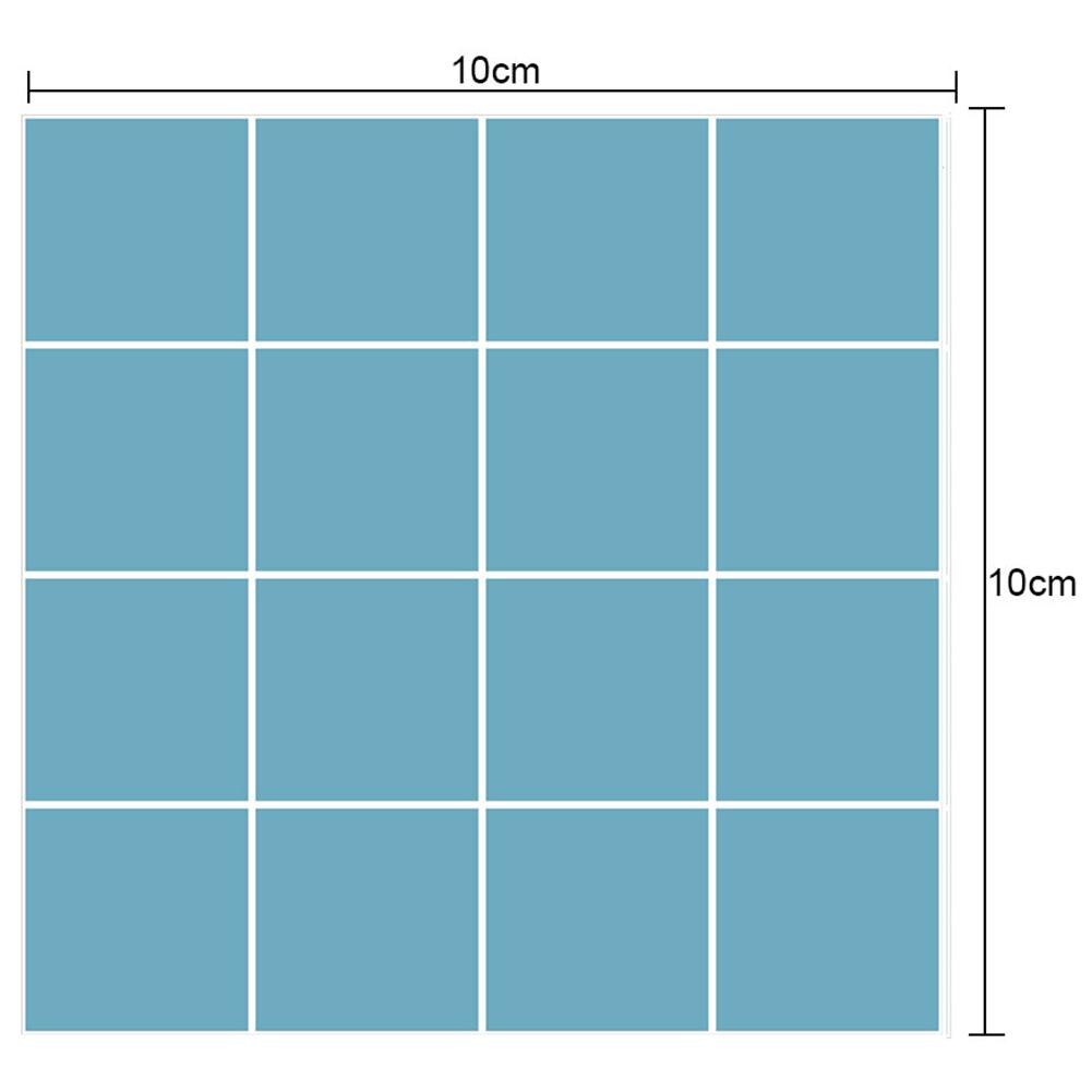 10pcs Waterproof Tiles Mosaic Sticker Kitchen Bath Toilet Adhesive Modern Simplicity Mildew-proof Moisture-proof PVC Wallpaper: MSC024