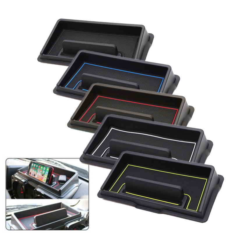 Dashboard Storage Box Door Storage Box Phone Holder Tray for Suzuki Jimny Car Mobile Phone Holder Phone Stand Bracket